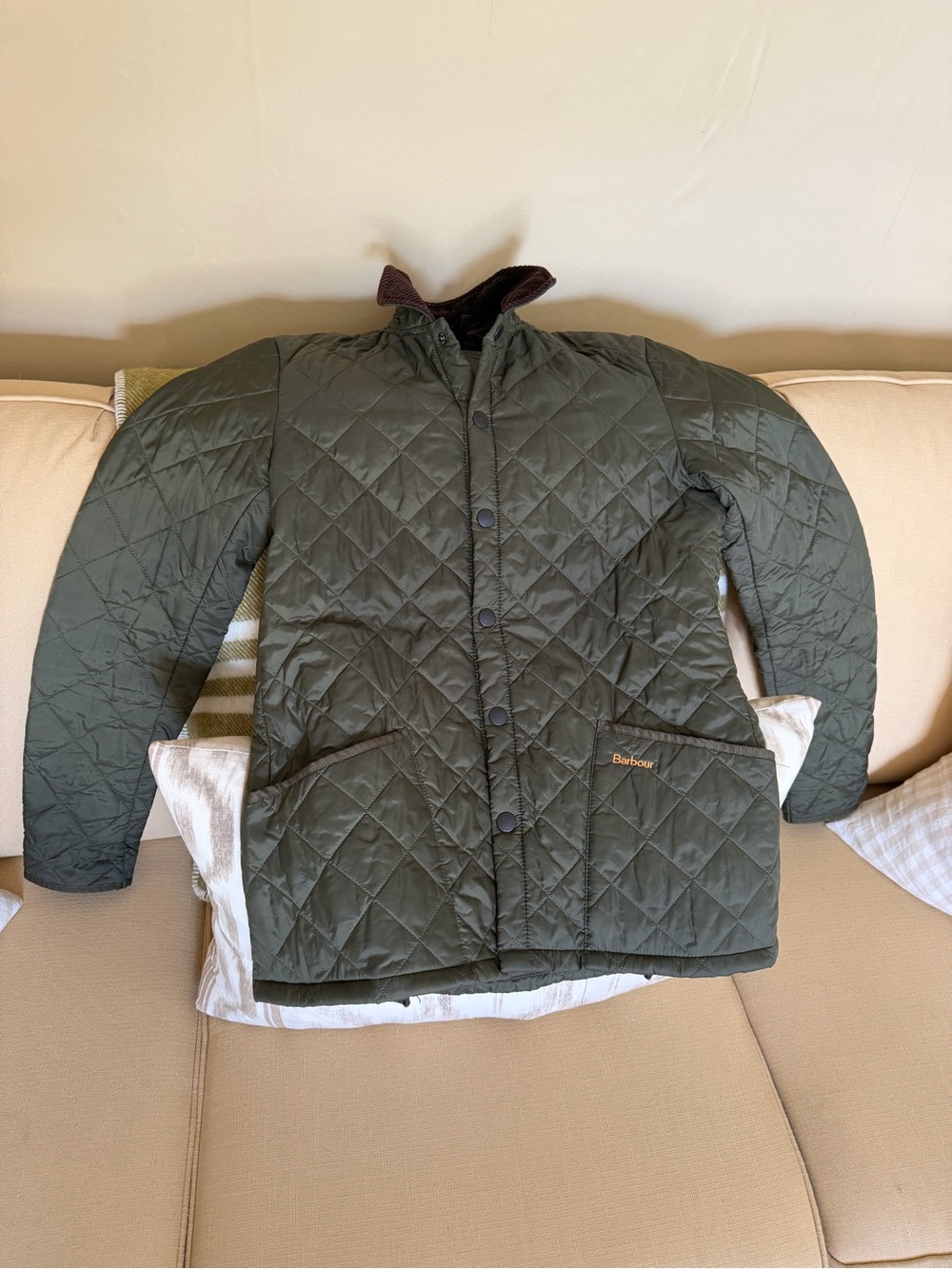Barbour Men's Quilted Field Jacket - Olive